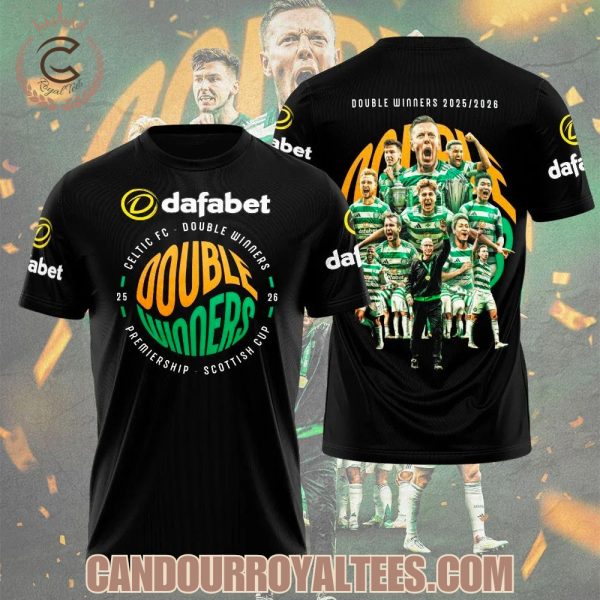Celtic FC 2025/26 Double Winners Tshirt