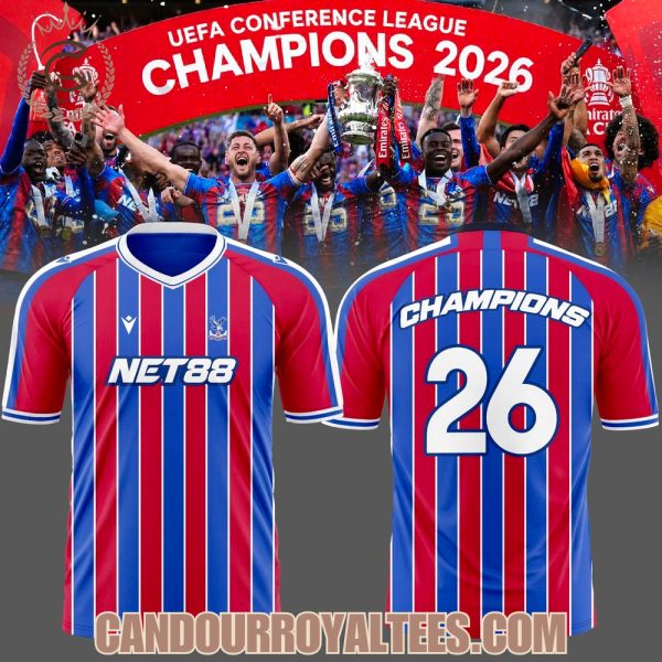 Crystal Palace UEFA Conference League Champions 2026 Tshirt