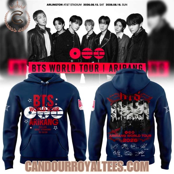 Dallas Cowboys BTS Arirang World Tour 2026 Hoodie
