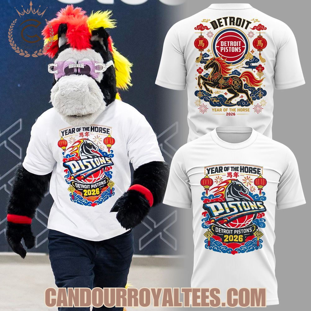 Detroit Pistons Year of the Horse 2026Year of the Horse 2026 Shirt Detroit Pistons Year of the Horse 2026Year of the Horse 2026 Shirt