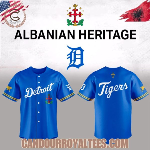 Detroit Tigers Albanian Heritage 2026 Jersey