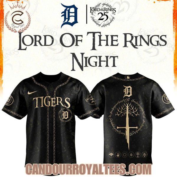 Detroit Tigers x The Lord Of The Rings 25th Anniversary Jersey