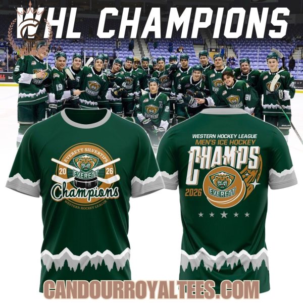 Everett Silvertips Special WHL Champions 26 Tshirt, Hoodie
