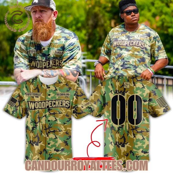 Fayetteville Woodpeckers x Military Appreciation Jersey 2026