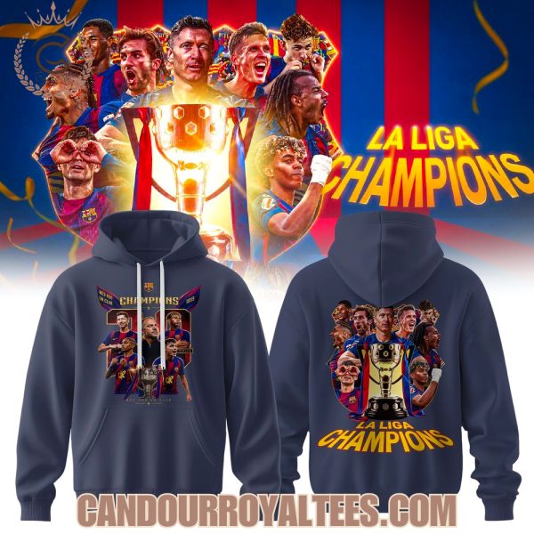 FC Barcelona La Liga Champions 2026 Hoodie