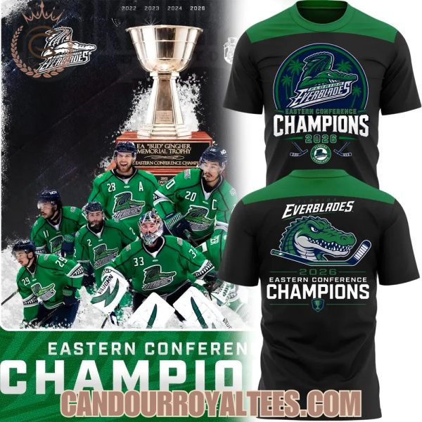 Florida Everblades 2026 Eastern Conference Champions T-Shirt