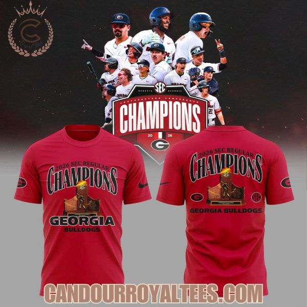 Georgia Bulldogs Are The 2026 SEC Regular Season Champions Tshirt, Hoodie