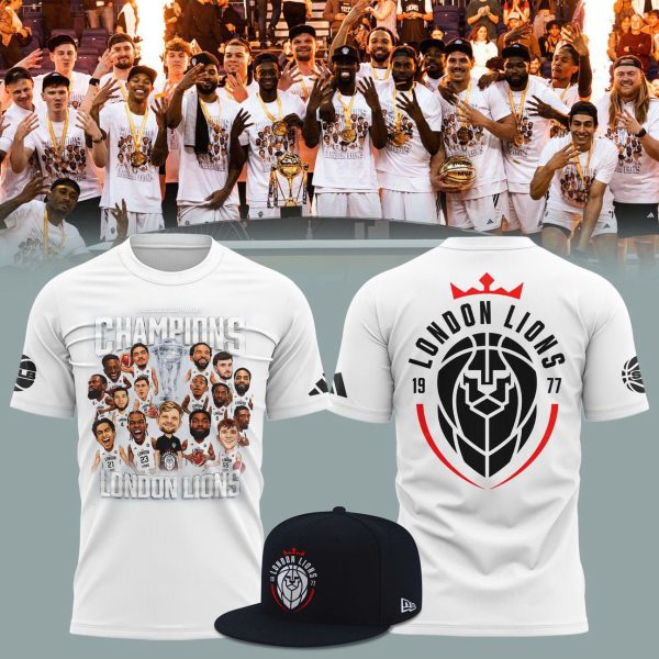 London Lions 2025/2026 SLB Playoff Champions T-Shirt
