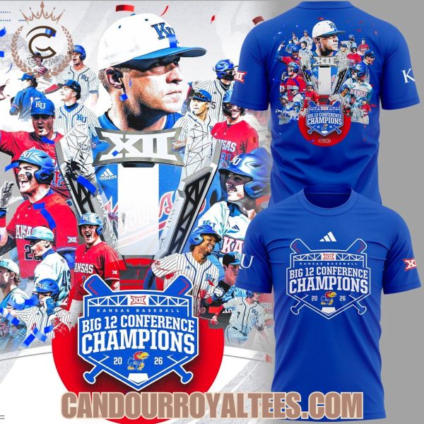 Kansas Jayhawks B12 Conference Champions 2026 Tshirt, Hoodie