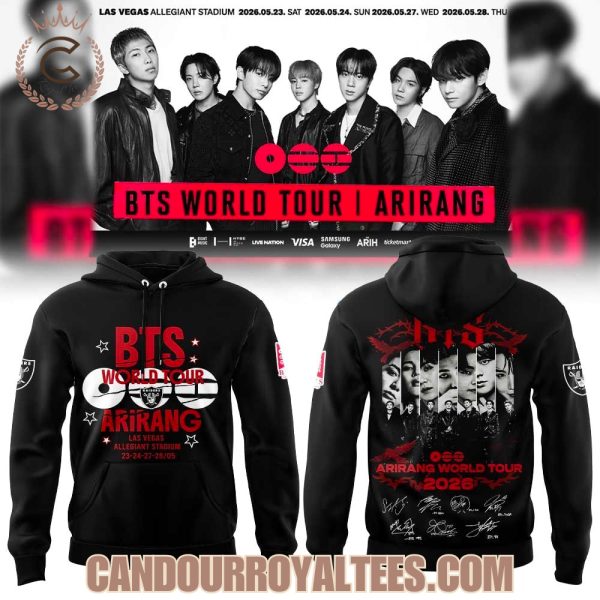 Las Vegas Raiders BTS Arirang World Tour 2026 Hoodie