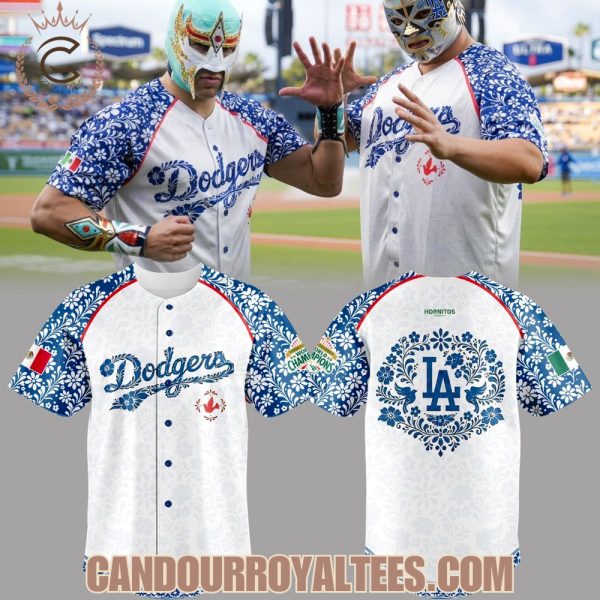 Los Angeles Dodgers x Celebrating the Night of Mexican Heritage Baseball Jersey