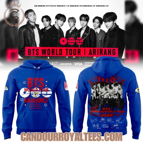 Los Angeles Rams BTS Arirang World Tour 2026 Hoodie