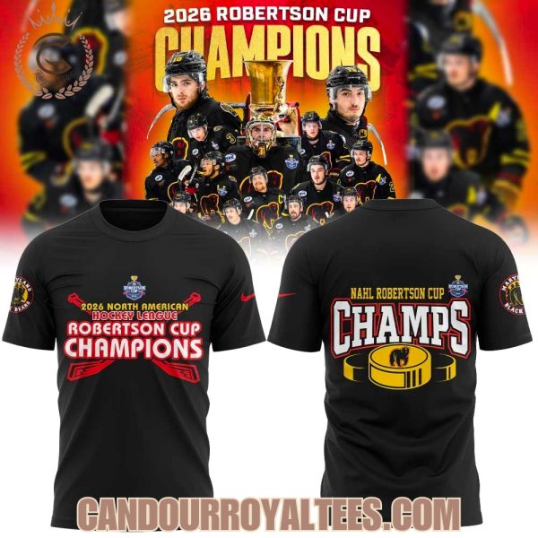 Maryland Black Bears 2026 NAHL Robertson Cup Champions Tshirt, Hoodie