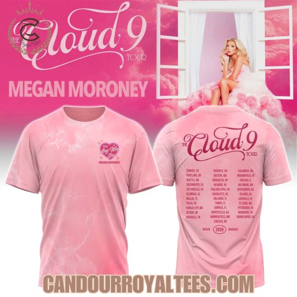 Megan Moroney The Cloud 9 Tour Tshirt, Hoodie