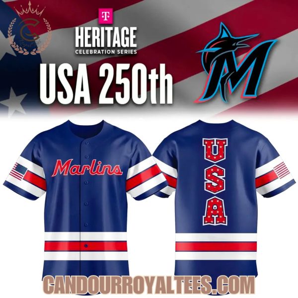 Miami Marlins 250th USA Celebration Jersey