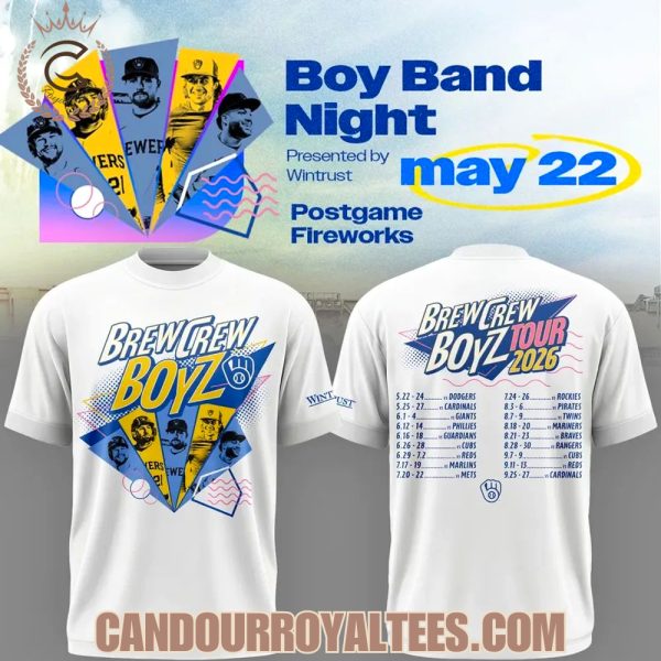 Milwaukee Brewers “Boy Band Night” Tshirt, Hoodie