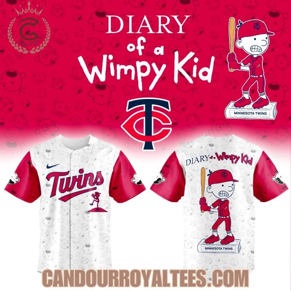 Minnesota Twins x Diary of a Wimpy Kid Jersey