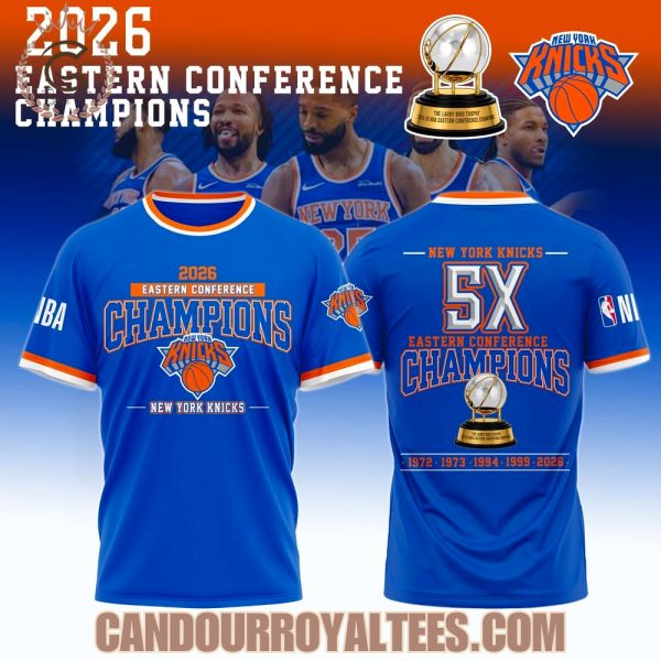 New York Knicks 5X Eastern Conference Champions Tshirt, Hoodie