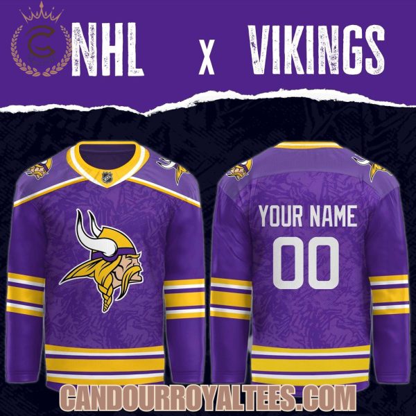 NHL x Minnesota Vikings Hockey Jersey 2026