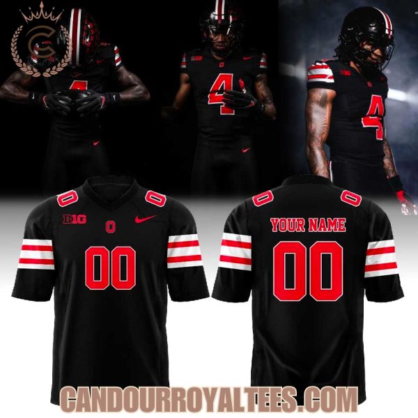 Ohio State Football Back in Black Football Jersey