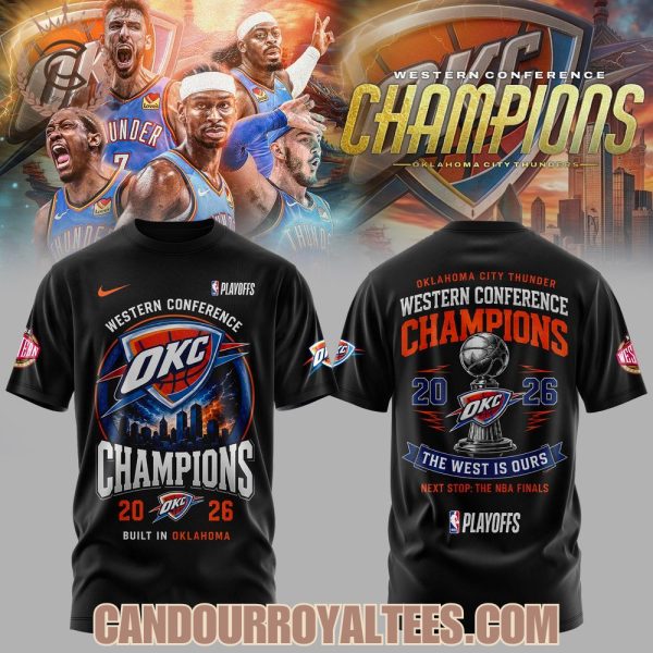 Oklahoma City Thunder 2026 Western Conference Champions T-Shirt