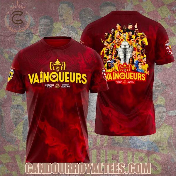 Rc Lens Vainqueurs Coupe De France 2026 Shirt