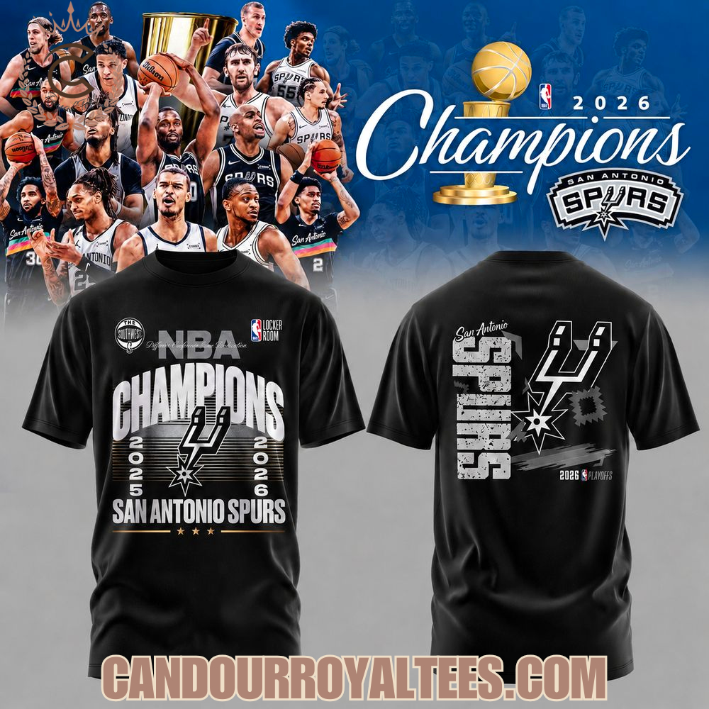 San Antonio Spurs 2026 NBA Champions Tshirt, Hoodie San Antonio Spurs 2026 NBA Champions Tshirt, Hoodie