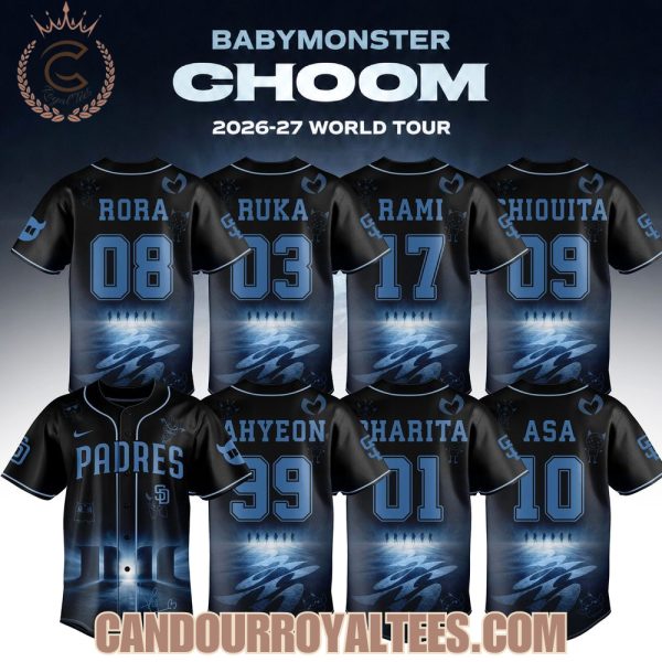 San Diego Padres x Babymonster Choom 2026-27 World Tour Jersey