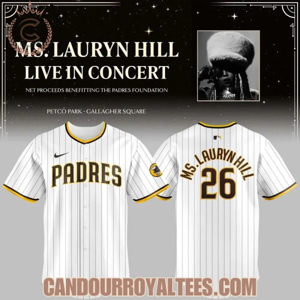 San Diego Padres x Ms. Lauryn Hill 2026 Concert Jersey