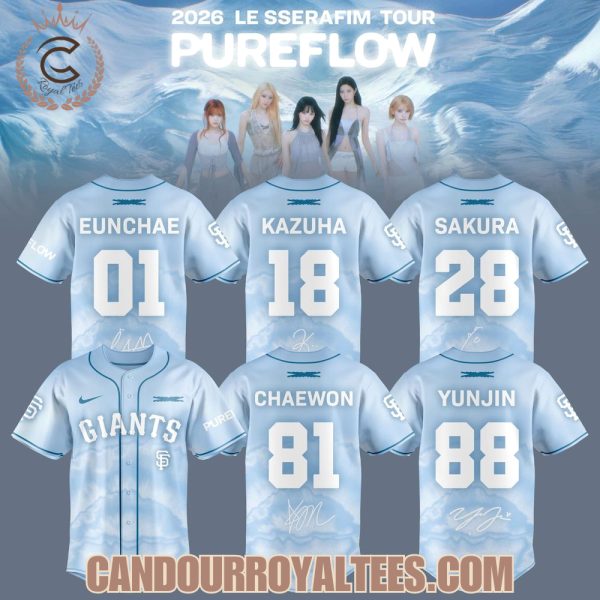 San Francisco Giants x Le Sserafim Pureflow 2026 Tour Jersey