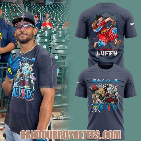 Seattle Mariners Julio Rodríguez One Piece Straw Hat Crew Group Portrait Shirt