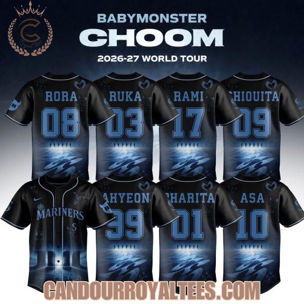 Seattle Mariners x Babymonster Choom 2026-27 World Tour Jersey