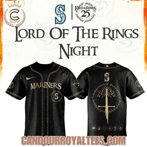Seattle Mariners x The Lord Of The Rings 25th Anniversary Jersey