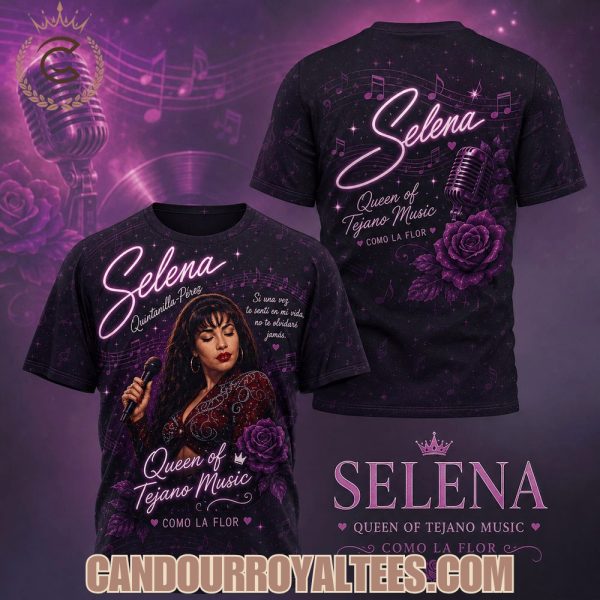Selena Queen Of Tejano Music Como La Flor T-Shirt