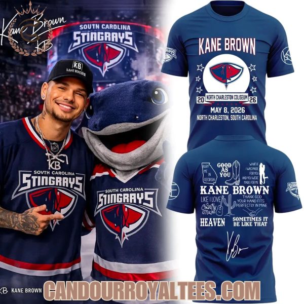 South Carolina Stingrays x Kane Brown Live at North Charleston Coliseum 2026 Tour T-Shirt