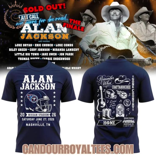 Tennessee Titans x Alan Jackson Nissan Stadium Nashville 2026 Concert T-Shirt, Hoodie