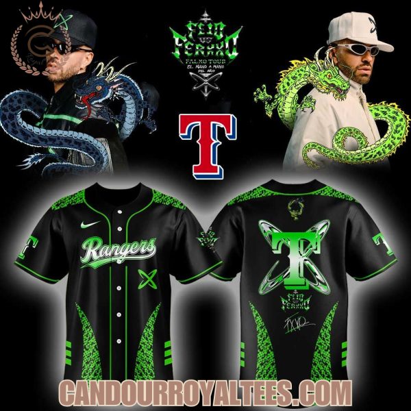 Texas Rangers x Feid vs Ferxx The one-on-one of the year Falxo Tour Jersey