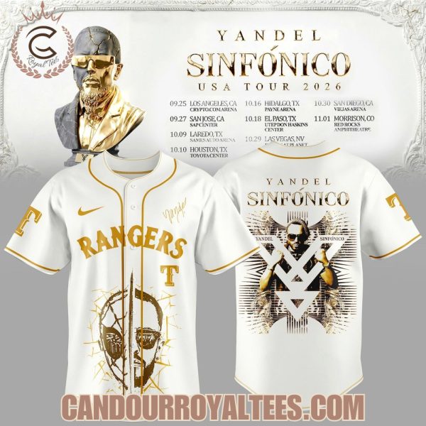 Texas Rangers x Yandel Sinfónico Tour 2026 Jersey