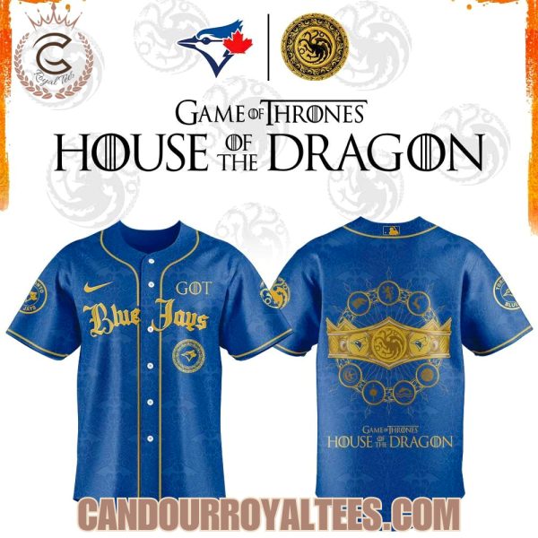 Toronto Blue Jays Game of Thrones: House of the Dragon 2026 Jersey Blue