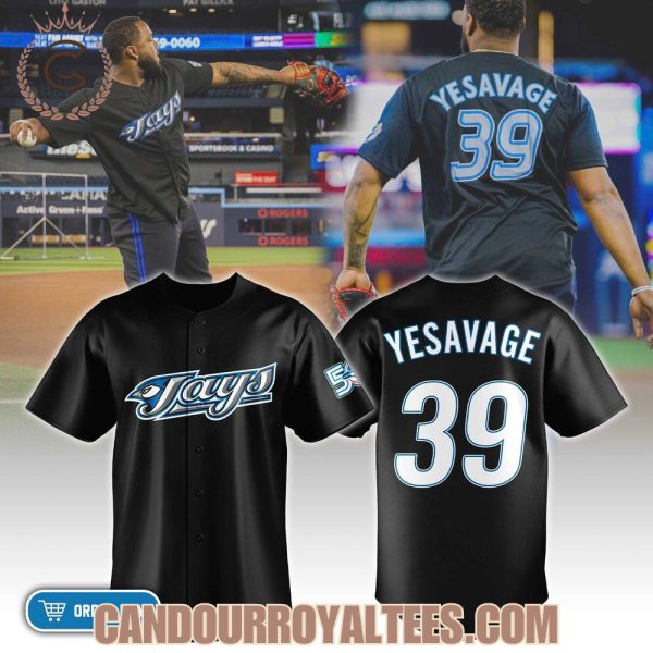 Trey Yesavage #39 Blue Jays Black Flashback Jersey