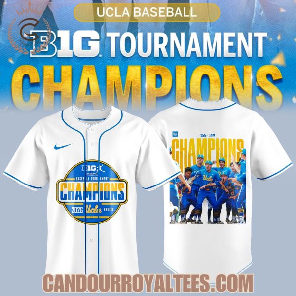 UCLA Bruins Big Ten Tournament Champions 2026 Jersey