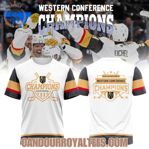 Vegas Golden Knights Western Conference Champions 25-26 Hockey Tshirt, Hoodie