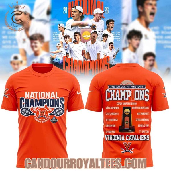 Virginia Men’s Tennis 2026 NCAA DI Men’s Tennis National Champions Tshirt, Hoodie