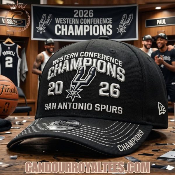 Western Conference Champions 2026 San Antonio Spurs Cap