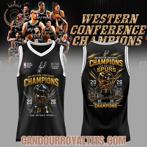 Western Conference Champions 2026 San Antonio Spurs Jersey
