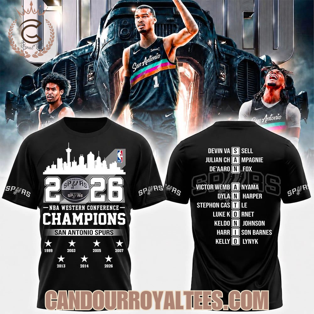 2026 NBA Western Conference Champions San Antonio Spurs Tshirt, Hoodie 2026 NBA Western Conference Champions San Antonio Spurs Tshirt, Hoodie