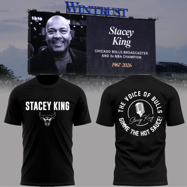 Remembering Stacey King – The Voice of Bulls T-Shirt