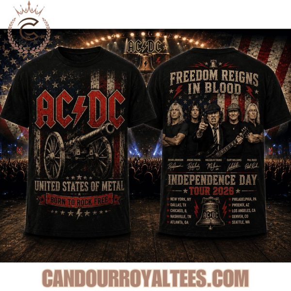 ACDC Independence Day Tour 2026 T-Shirt