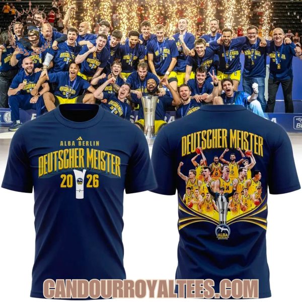 Alba Berlin 2026 BBL Champions T-shirt, Hoodie