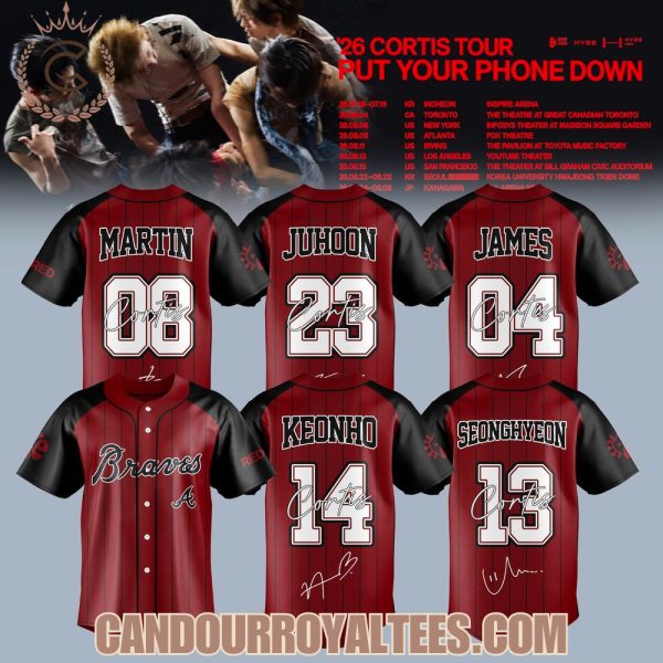 Atlanta Braves x Cortis Put Your Phone Down Tour Jersey